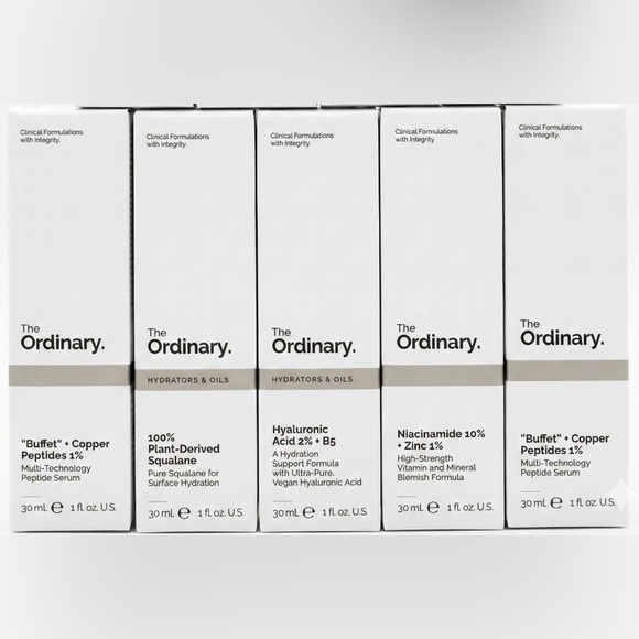 Ulta Beauty Other - NEW ‼️ THE ORDINARY SKINCARE FACE SERUM BEAUTY SET OF 5